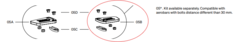 Deda JET2 Lower Plate Left Black, Left lower plate 1stk