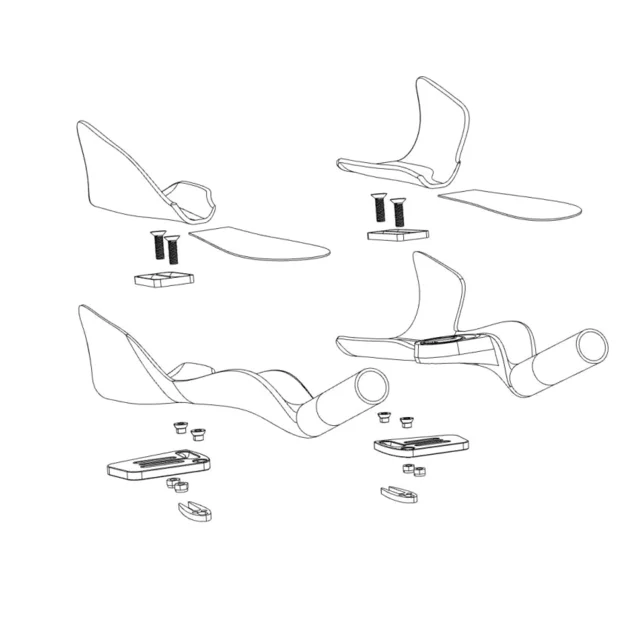 Deda Jet Computer Mount Fäste Svart, Nylon, Garmin, Wahoo 