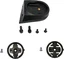 Deda Jet Computer Mount Feste Sort, Nylon, Garmin, Wahoo