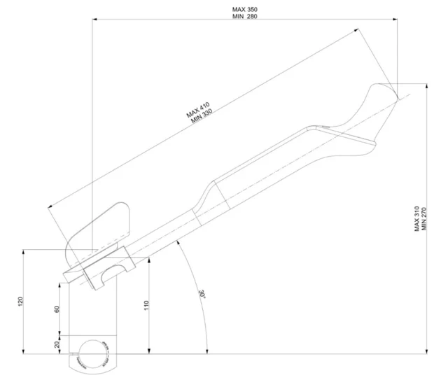 Deda FAST PRO KIT for TT 314 Sort 