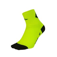 DeFeet Aireator 3" Share The Road Sokker Neon Yellow/Black, Str. XL