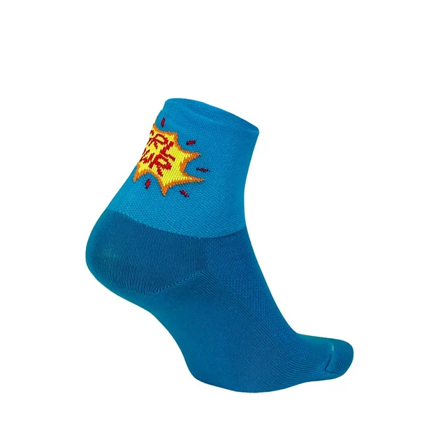 DeFeet Aireator 3" Dam Strumpor Girl Power (Process Blue), Str. L 