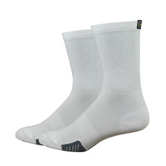 DeFeet Cyclismo 6" Sykkelsokker Hvit, Str. L