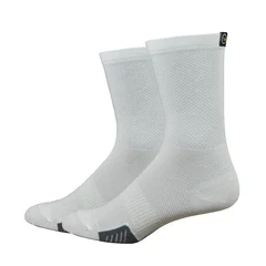 DeFeet Cyclismo 6&quot; Sykkelsokker Hvit, Str. S