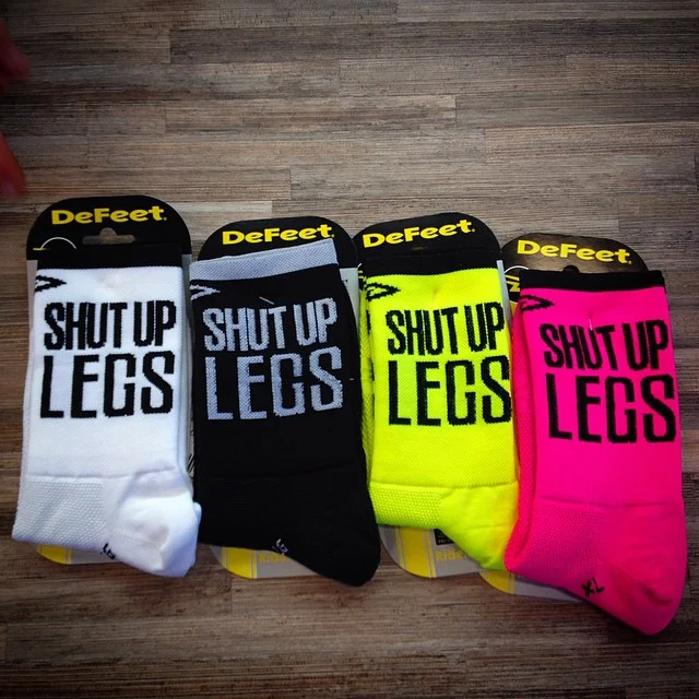 DeFeet Aireator Shut Up Legs Sokker Hvit, Str. M 