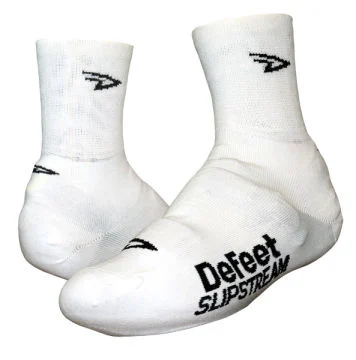 DeFeet Slipstream Cordura 4" Skotrekk Hvit, Str. S/M 