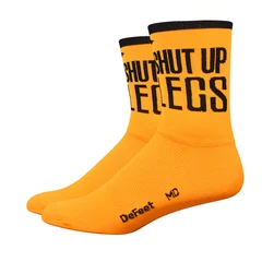 DeFeet Aireator Shut Up Legs Strumpor Oransje/Sort, Str. M