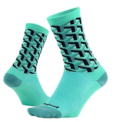 DeFeet Aireator 6&quot; Framework Sokker Celeste Green/Graphite, Str. L