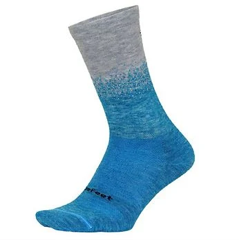DeFeet Wooleator PRO 6" Sokker Faze, Grå/Blå, Str. M 