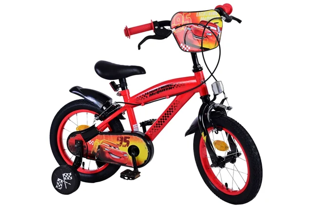 Disney Cars 14" FW Barnesykkel '25 Rød, 3.5-5 år 