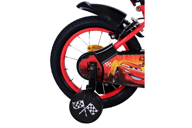 Disney Cars 14" FW Barnesykkel '25 Rød, 3.5-5 år 