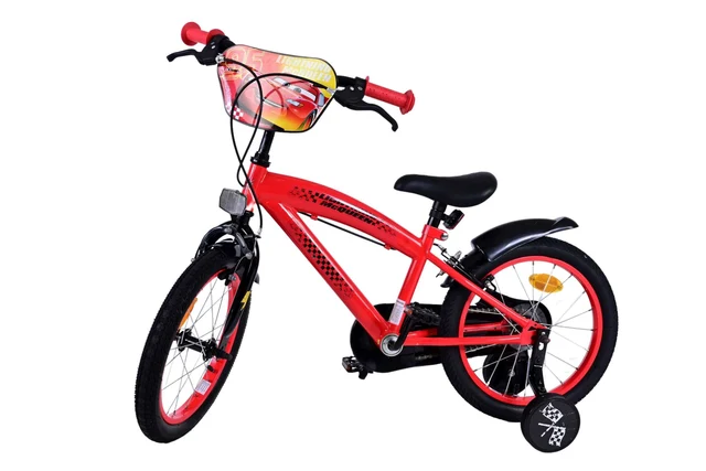 Disney Cars 16" FW Barnesykkel '25 Rød, 4-6 år 