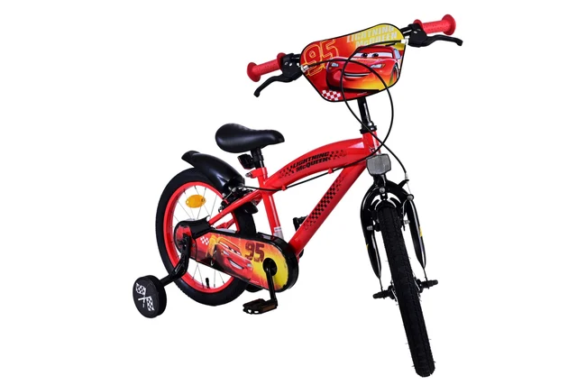 Disney Cars 16" FW Barnesykkel '25 Rød, 4-6 år 