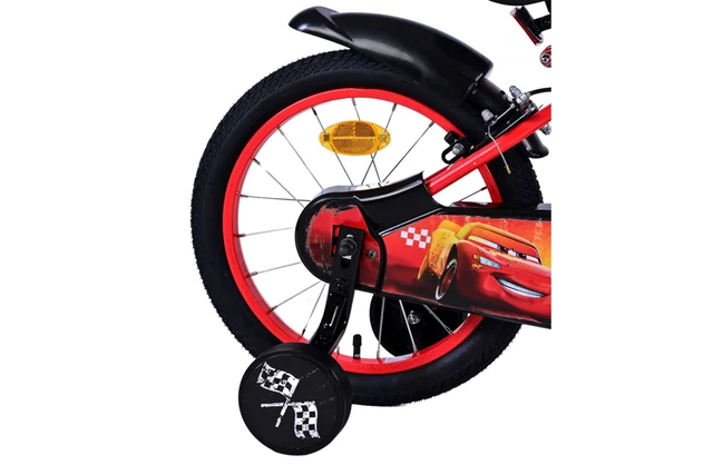 Disney Cars 16" FW Barnesykkel '25 Rød, 4-6 år 