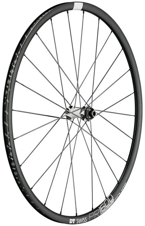 DT Swiss PR 1600 700C Spline 23 Framhjul Sort, 12x100mm, 23 mm