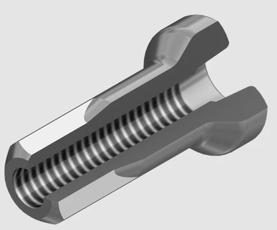 DT Swiss Hidden Pro Lock Eikenippel Alu, 2.0 x 12mm, 100 stk 