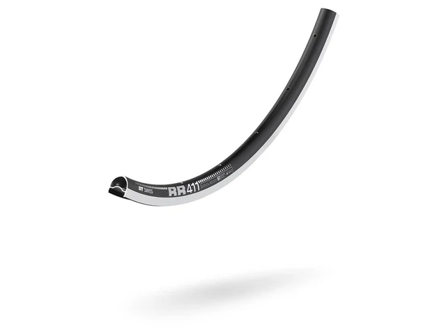 DT Swiss RR 411 32H Felg Sort, 700C, alu, 32H, 435g 
