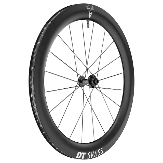 DT Swiss ARC 1400 Dicut DB Framhjul Karbon, 12x100 mm TA, 65 mm 