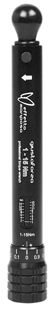 Effetto Giustaforza 1-15 Momentnøkkel Sort, 1-15Nm, Fixed 