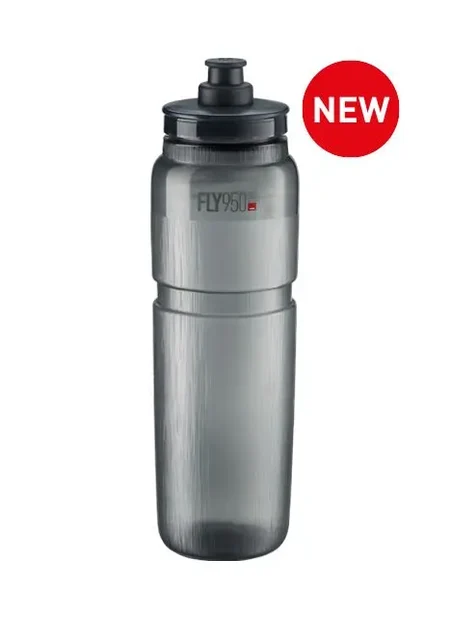 Elite Fly Tex MTB 950 ml Flaska Smoke 