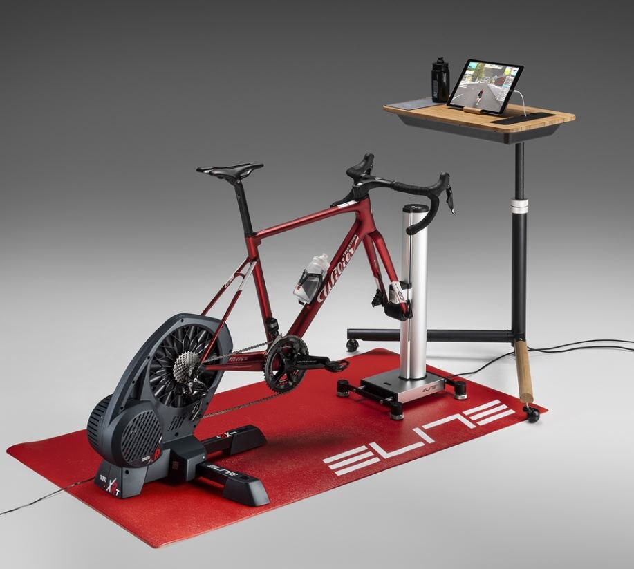 Elite Training Desk Treningsbord Bambus/Stål, Justerbar høyde