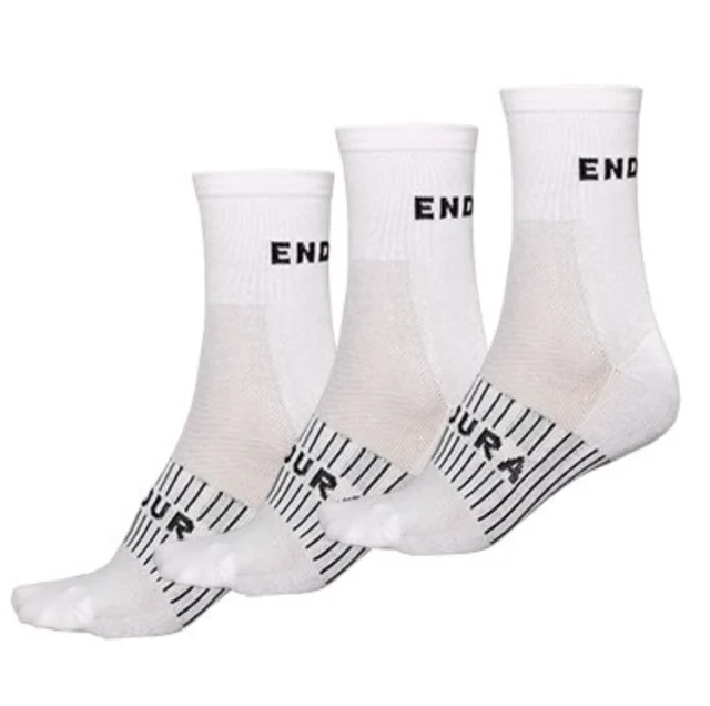 Endura COOLMAX® Race Sokker Hvit, Str. S/M 