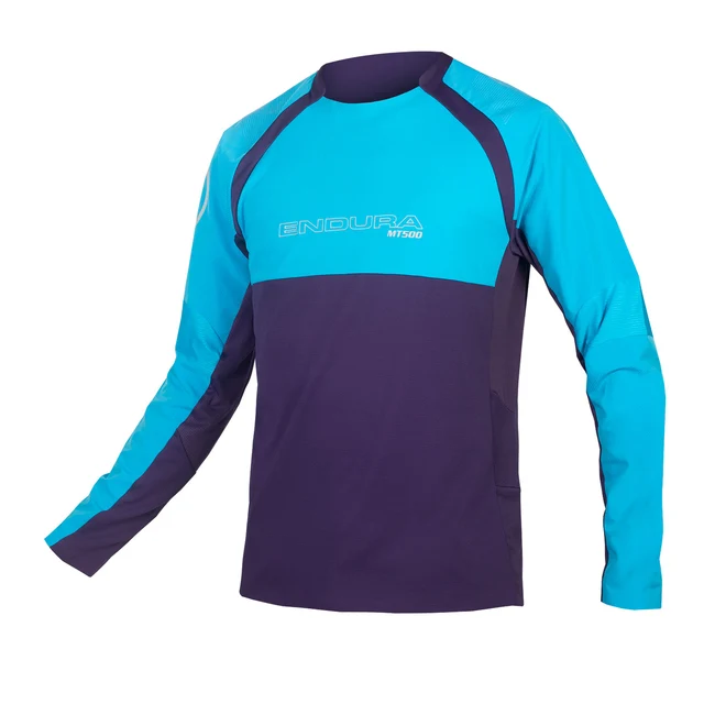 Endura MT500 Burner II Sykkeltrøye Electric Blue, Str. S 