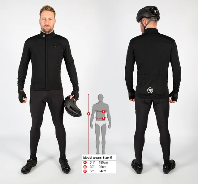 Endura Xtract Roubaix Sykkeltrøye Black, Str. S 