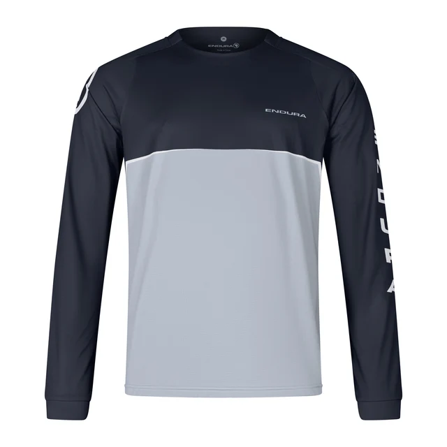 Endura SingleTrack Print Core L/S Trøye Black, Str. M 
