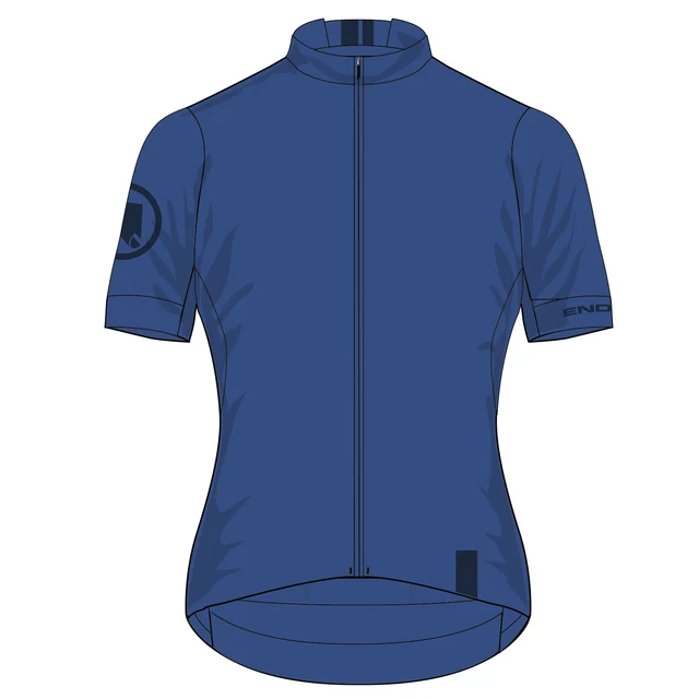 Endura FS260 Dame Kort Sykkeltrøye Indigo Rock, Str. XL 