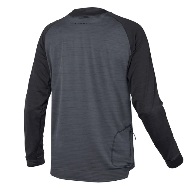 Endura SingleTrack Fleece L/S Trøye Black, Str. XXL 