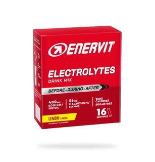Enervit Electrolytes Drink Mix 16x4g Sitron, 16 porsjonsposer