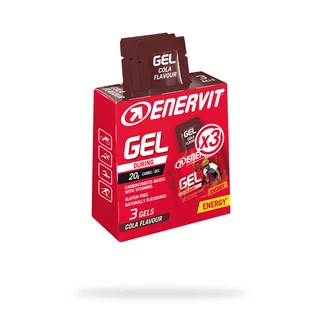 Enervit Energigel 3-Pack 25ml 20g karbohydrater pr gel