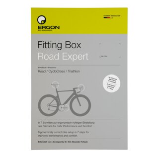 Ergon Fitting Box Road Expert Tilpasning Hjelper deg med enkel cykeltilpasning!