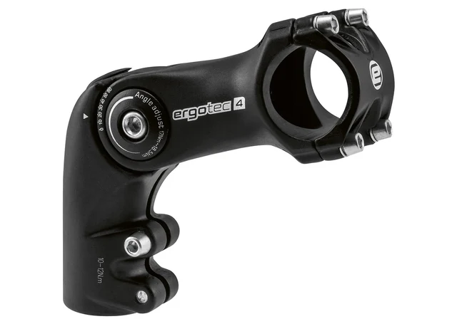 Ergotec Octopus 2 XL Justerbar Stem Sort, 110 mm 