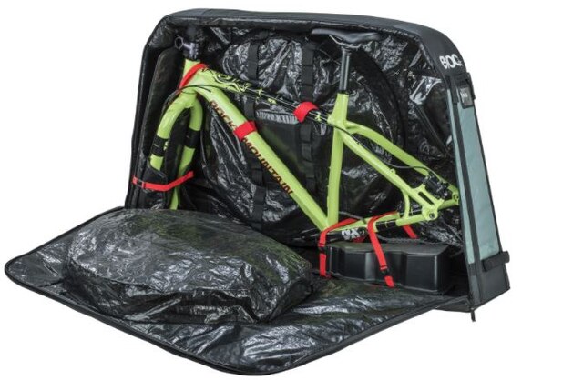 EVOC Bike Travel Bag XL Sykkelkoffert Oliven, 134 x 84 x 42cm, 320 Liter 