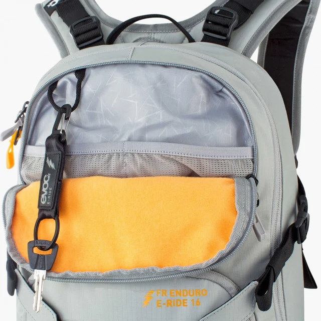 EVOC FR Enduro E-Ride Ryggsekk Stone-Bright Orange, 16 L, Str. M/L 