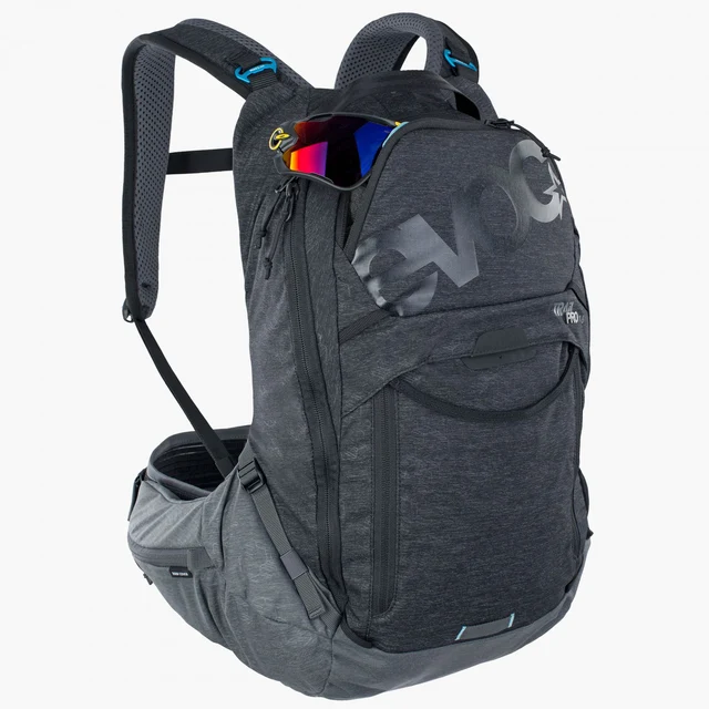 EVOC Trail Pro 16 Ryggsäck Black-Carbon Grey, Str. S/M 