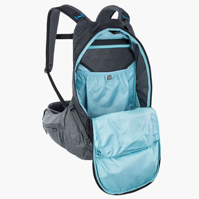 EVOC Trail Pro 16 Ryggsäck Black-Carbon Grey, Str. S/M 