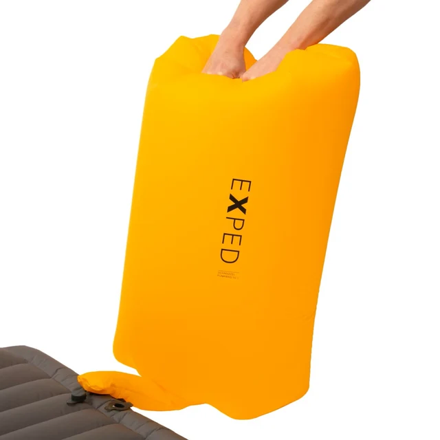Exped Schnozzel UL L Pumpesekk Gul, 80 x 40 x 30 cm, 95g 