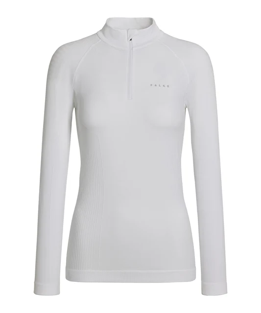 FALKE MW Zip Tight Dam Cykeltröja White, Str. M 