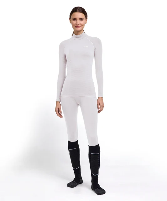FALKE MW Turtleneck Dam Cykeltröja White, Str. XS 