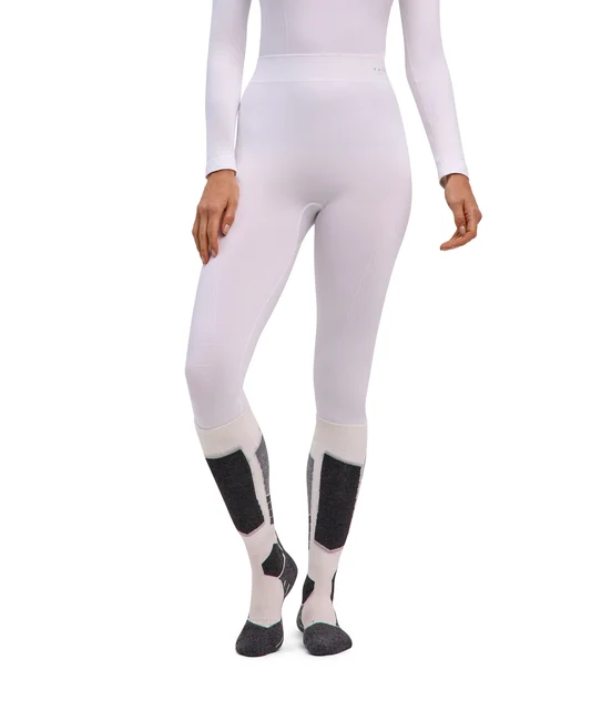 FALKE MW Long Tights Dam Stilongs White, Str. XS 