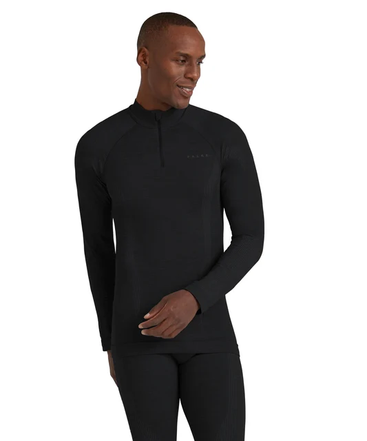 FALKE WT Zip Herr Cykeltröja Black, Str. L 