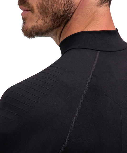 FALKE MW Zip Tight Herr Cykeltröja Black, Str. S 
