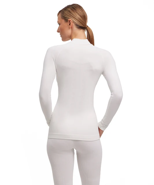 FALKE W Turtleneck Dam Cykeltröja White, Str. XS 