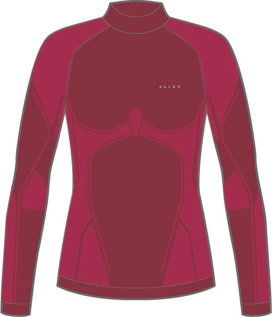 FALKE W Turtleneck Dame Undertrøye Merlot, Str. M 