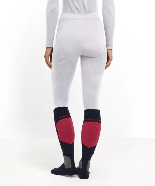 FALKE W Long Tights Dam Stilongs Merlot, Str. M 