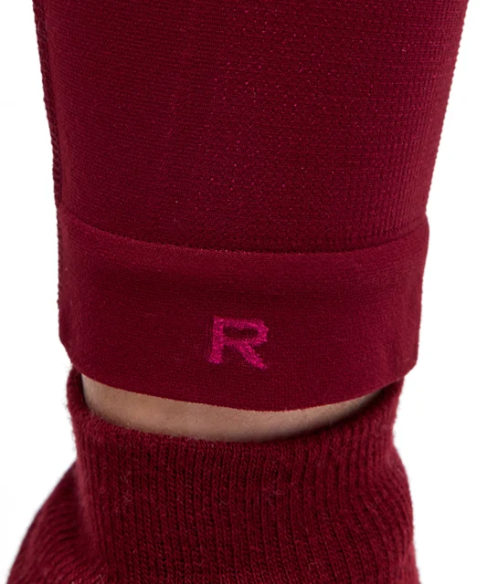 FALKE W Long Tights Dam Stilongs Merlot, Str. M 