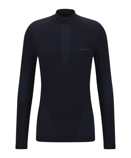 FALKE W Turtleneck Herr Cykeltröja Black, Str. M 